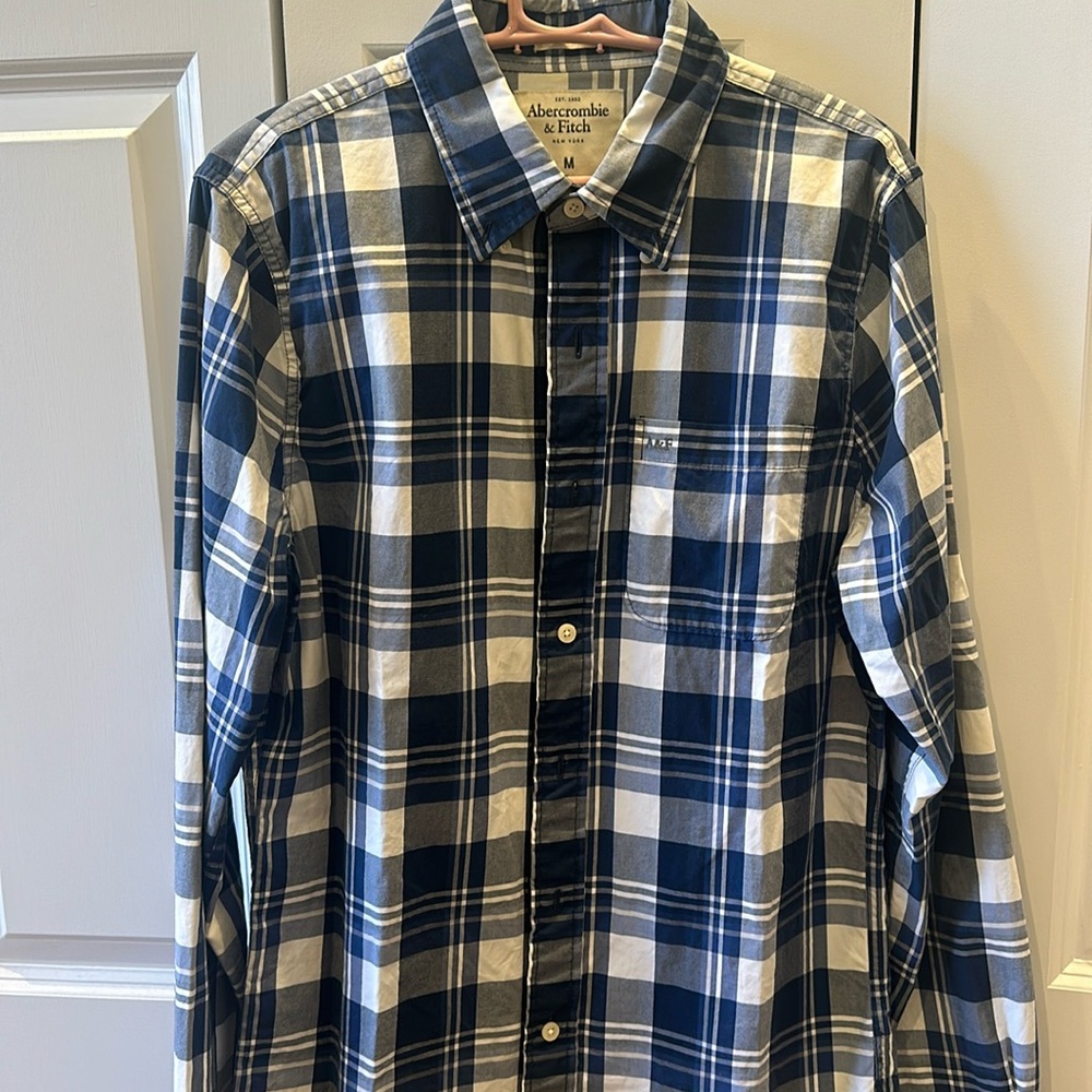 Abercrombie & Fitch Men’s Cotton Size M Button Down Shirt
